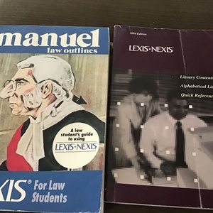 Law School Lexis Nexis Books for Students Emanuel Law Outlines & Mead Reference